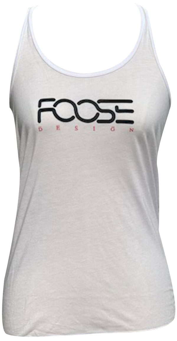 Ladies Classic White Tank Top C. Foose Design, Inc.