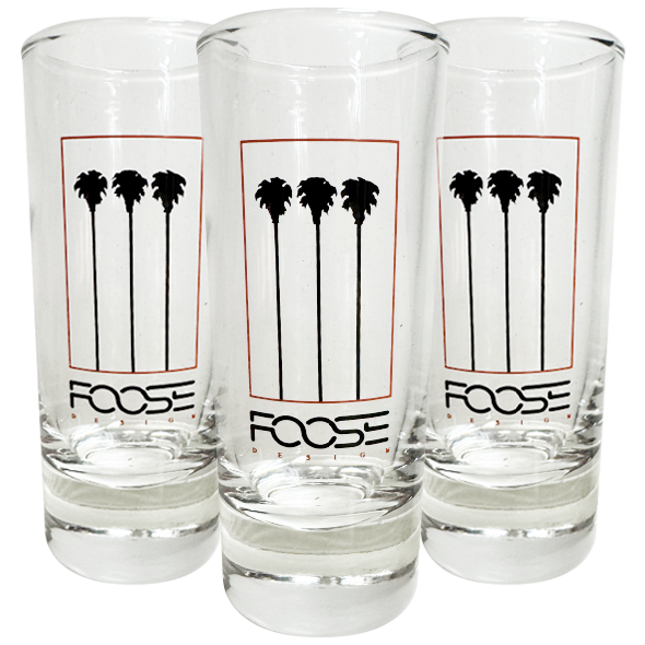 Foops Design Foose Three Palm Cordial Glass - C. Foose Design, Inc.