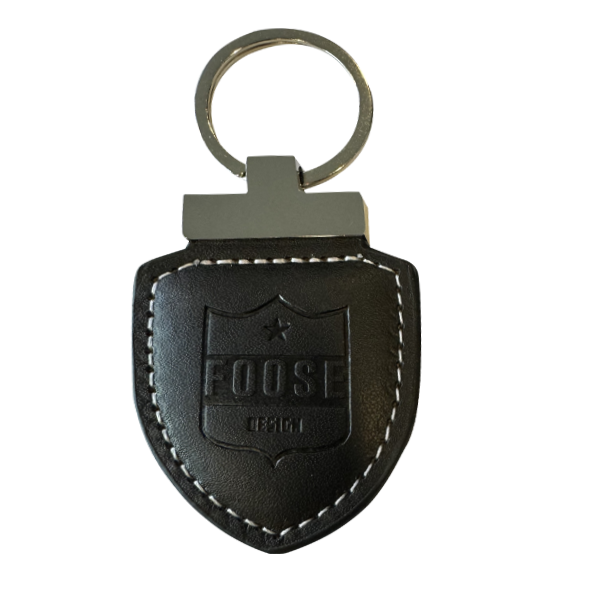 Vintage Foose Leather Keychain