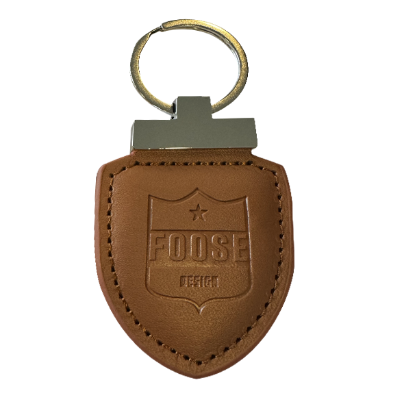Vintage Foose Leather Keychain