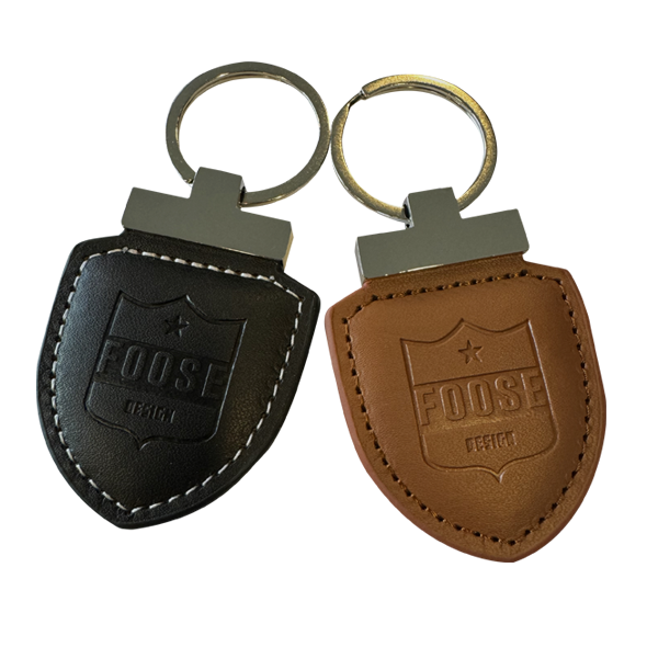 Vintage Foose Leather Keychain