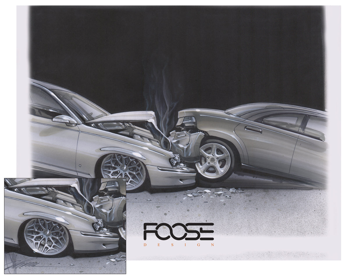 CAR CRASH- PRINT - C. Foose Design, Inc.
