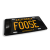 Foose Legacy California License Plate